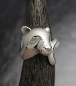 Cheetah Ring - Sterling Silver