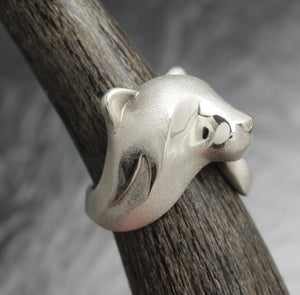 Cheetah Ring - Sterling Silver