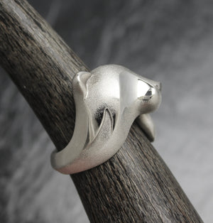 Cheetah Ring - Sterling Silver