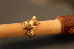 frog ring  bronze