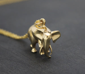elephant charm / pendant bronze