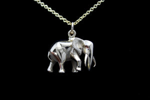 elephant charm / pendant silver