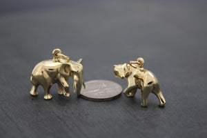 grizzly charm  silver