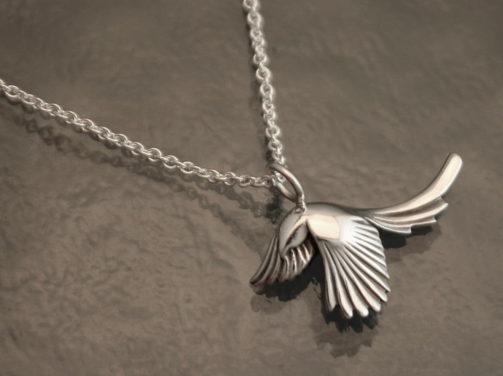 Sterling Silver Magpie Pendant