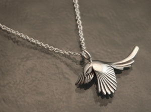 Sterling Silver Magpie Pendant