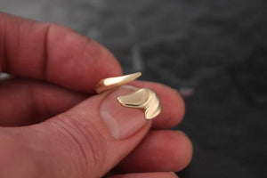 Dachshund Ring, Gold, Bronze, Rose Gold or Silver
