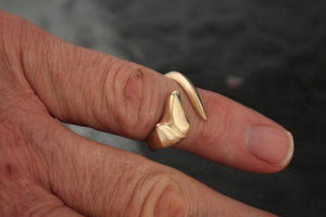 Dachshund Ring, Gold, Bronze, Rose Gold or Silver