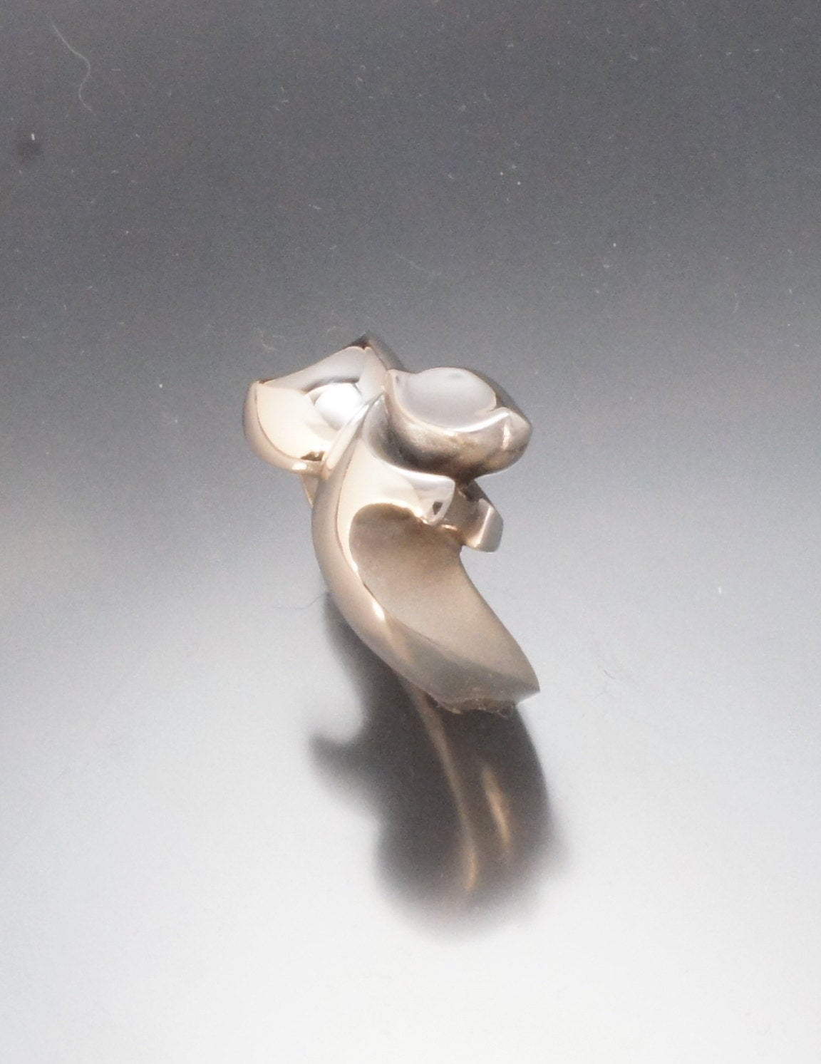 silver sea otter ring