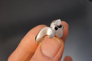 silver sea otter ring