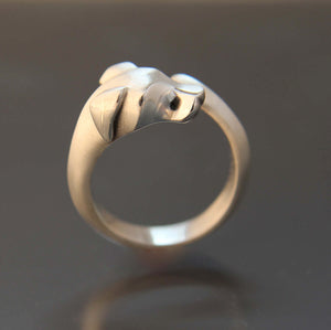 silver hound ring