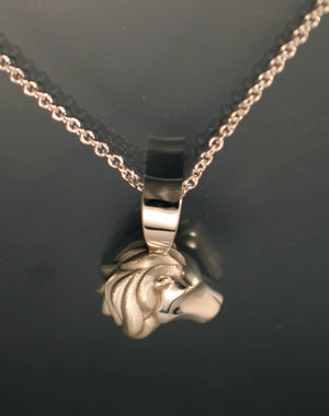 silver lion pendant