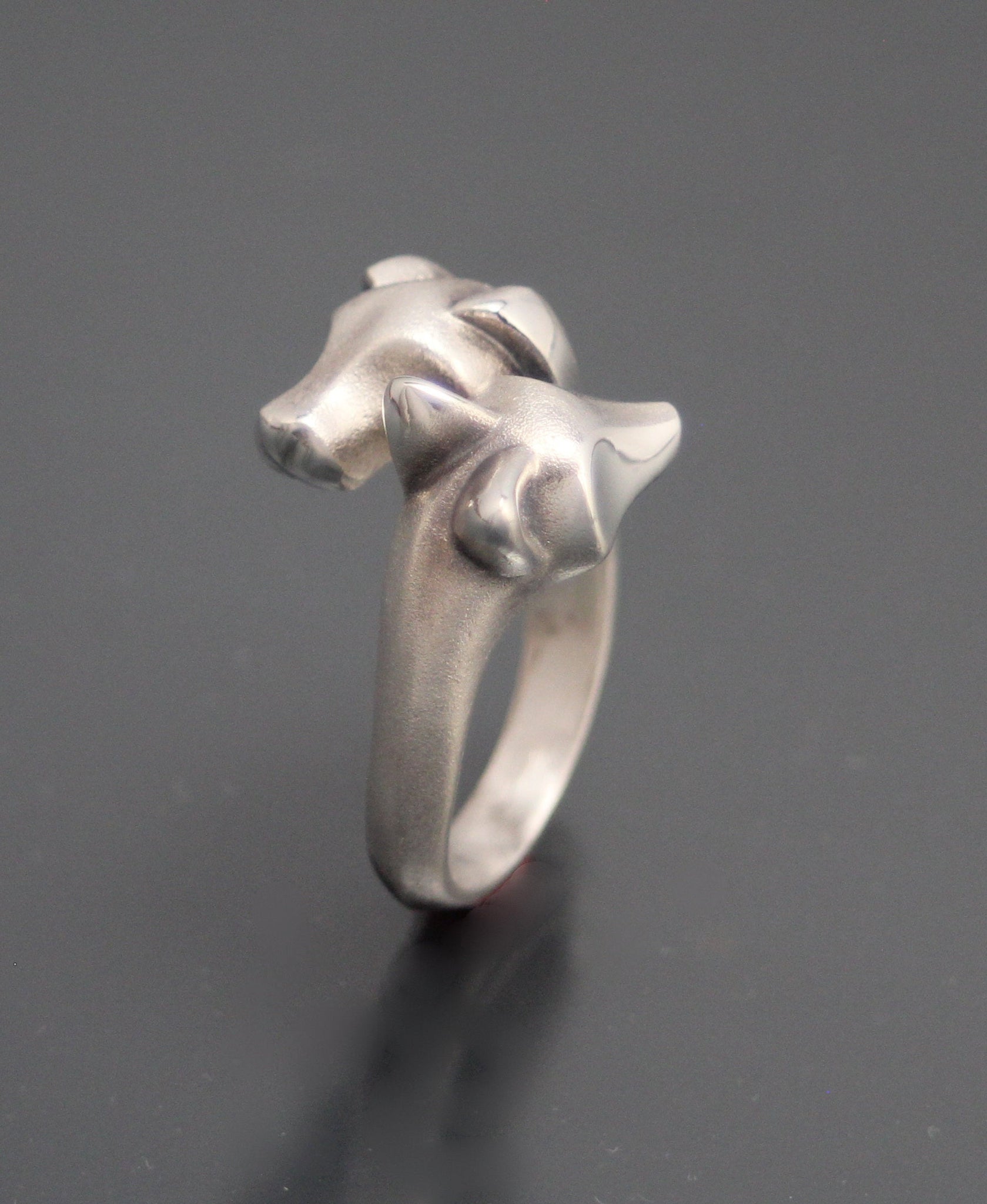 fox and hound silver ring