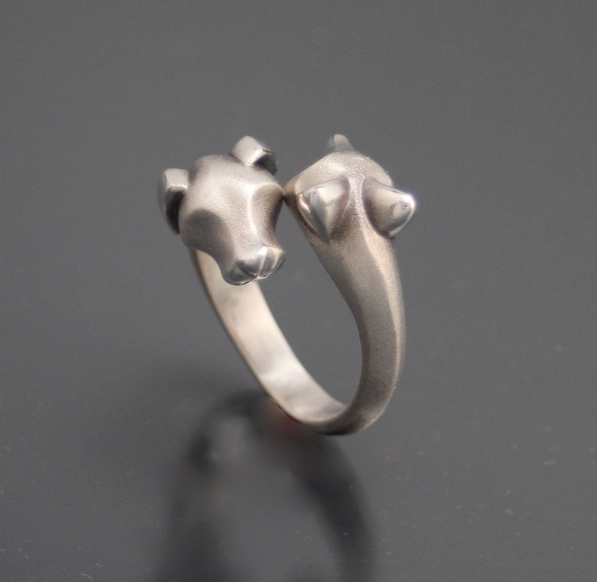 fox and hound silver ring