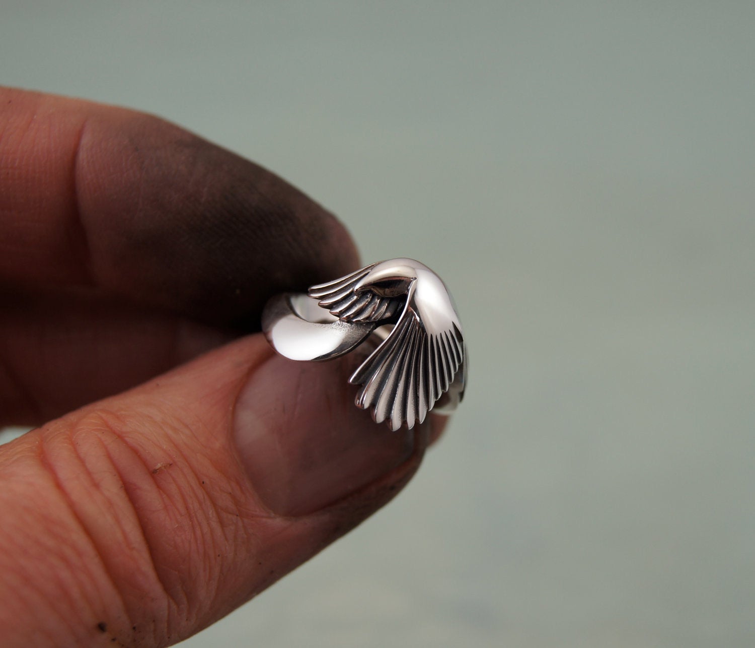 silver Magpie ring