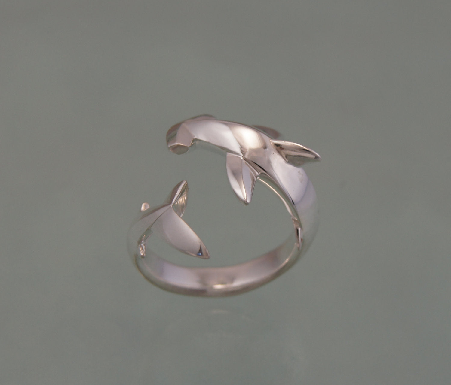 hammerhead shark silver ring