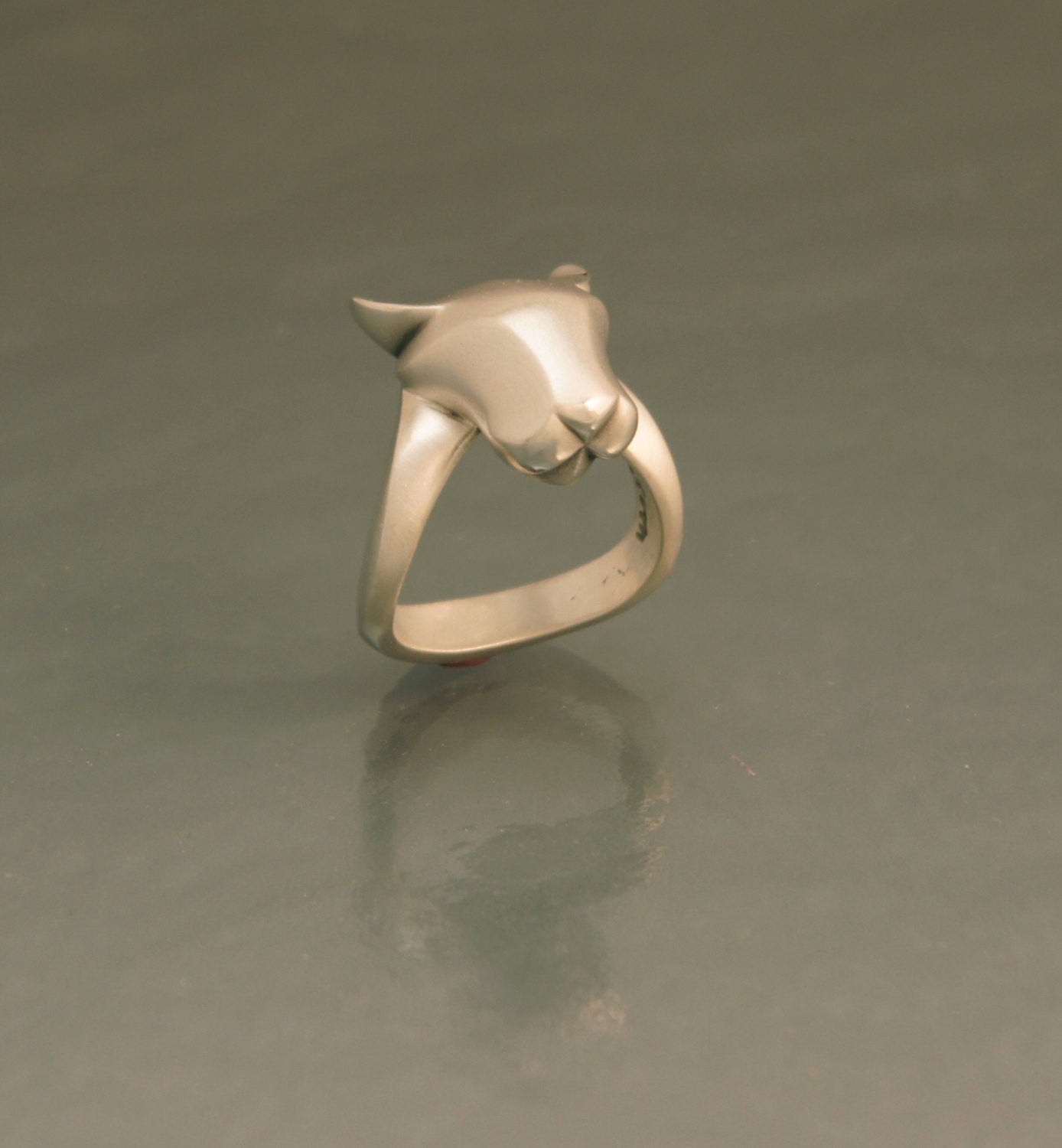 sterling silver jaguar ring