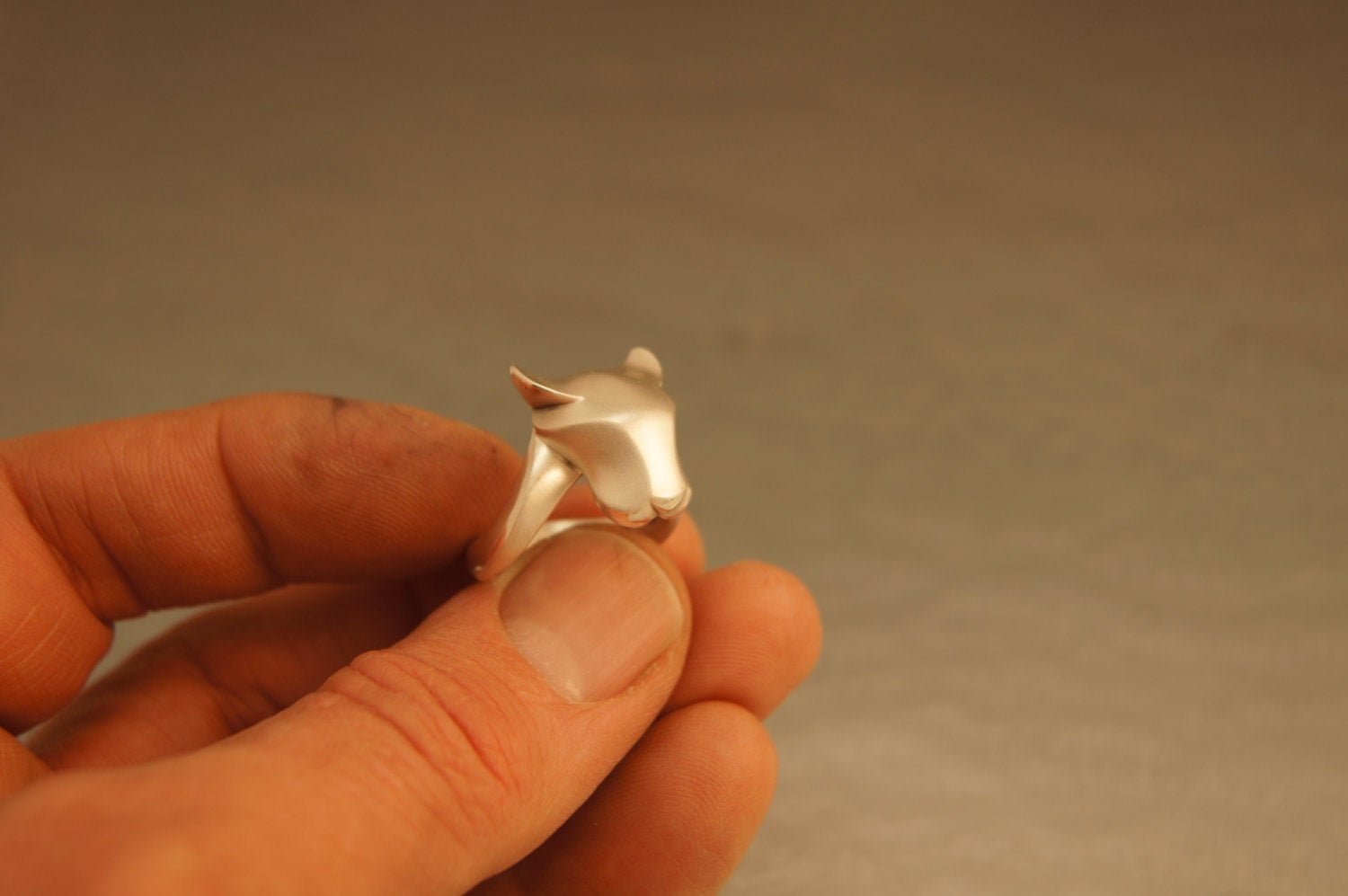 sterling silver jaguar ring