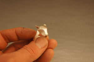 sterling silver jaguar ring