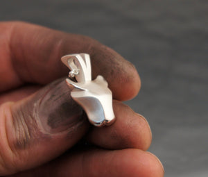 silver Jaguar pendant