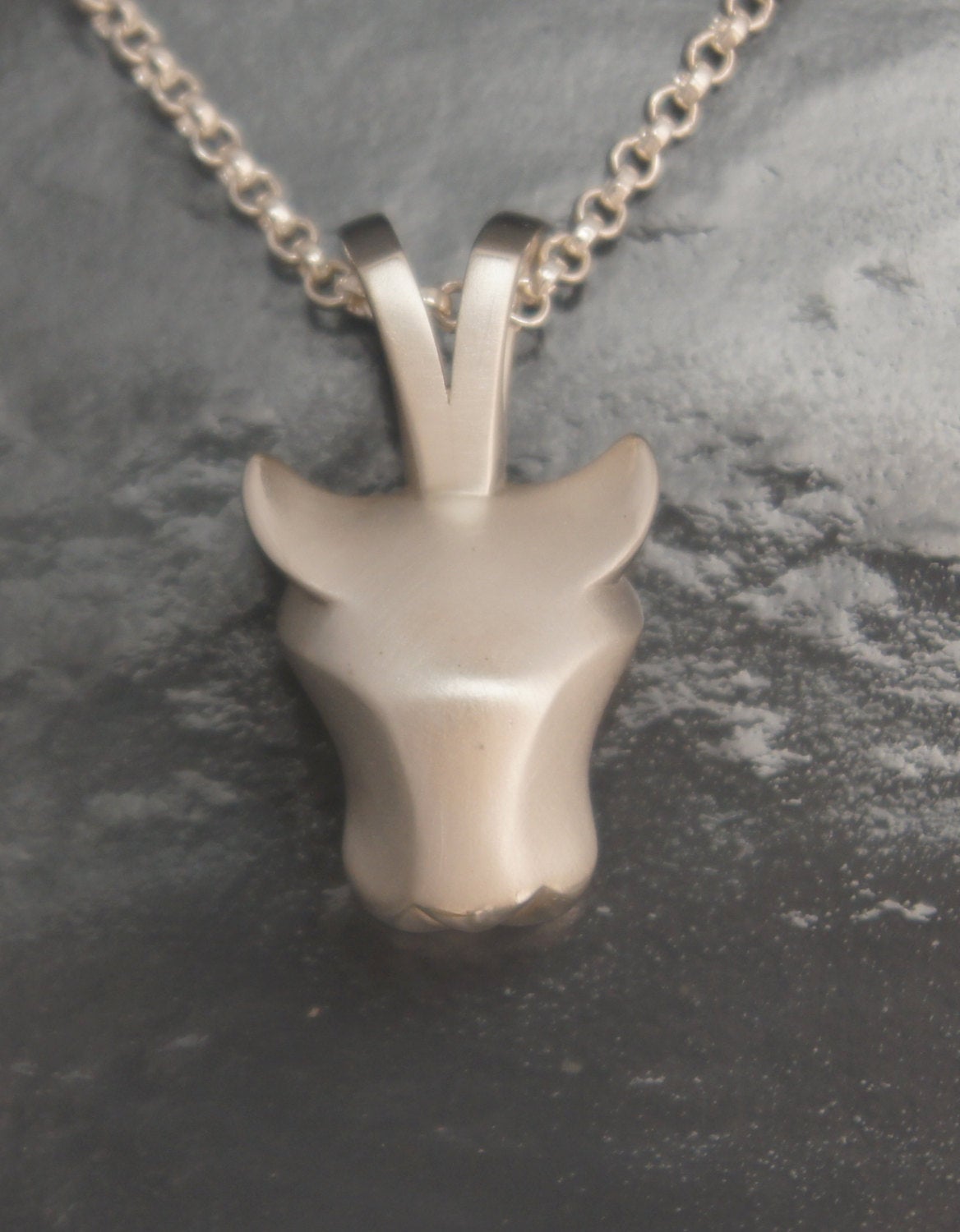 silver Jaguar pendant