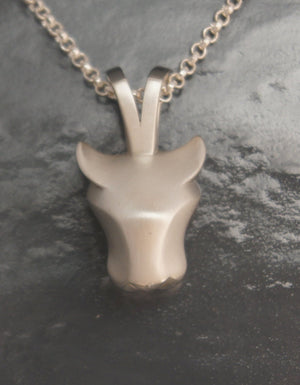 silver Jaguar pendant