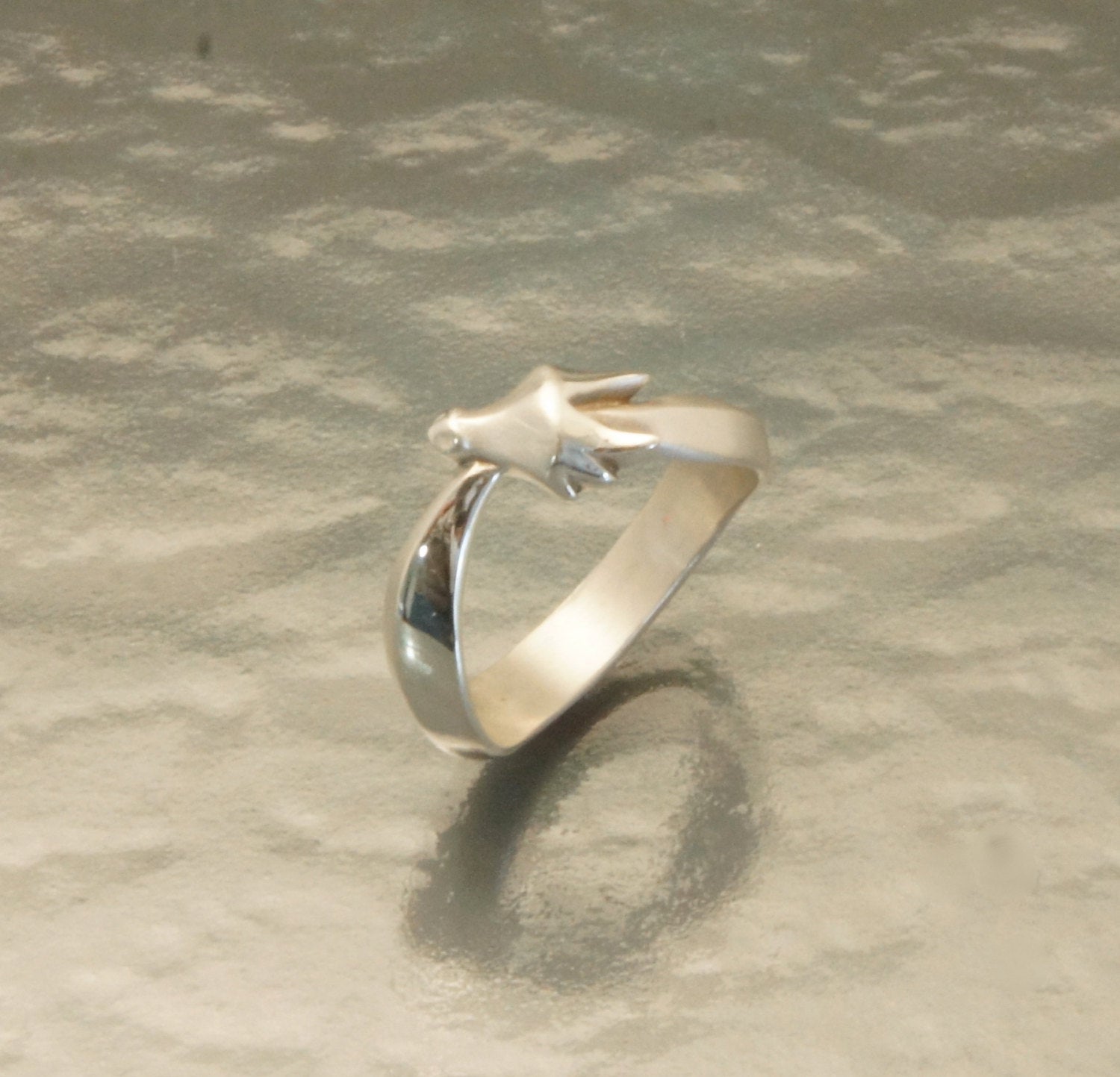 silver dragon ring