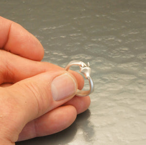 silver dragon ring
