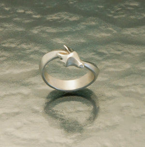 silver dragon ring
