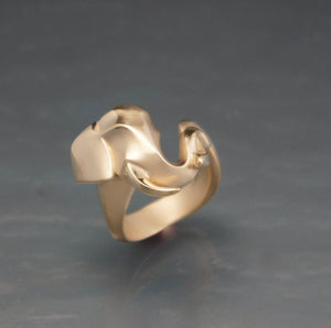 Elephant Bronze Ring
